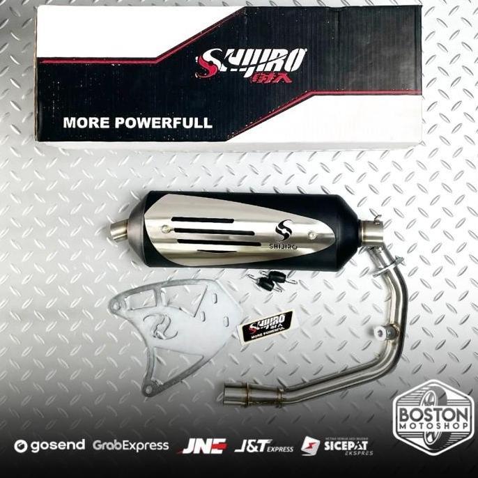 Knalpot Shijiro Standar Racing Vespa Sprint Primavera LX S