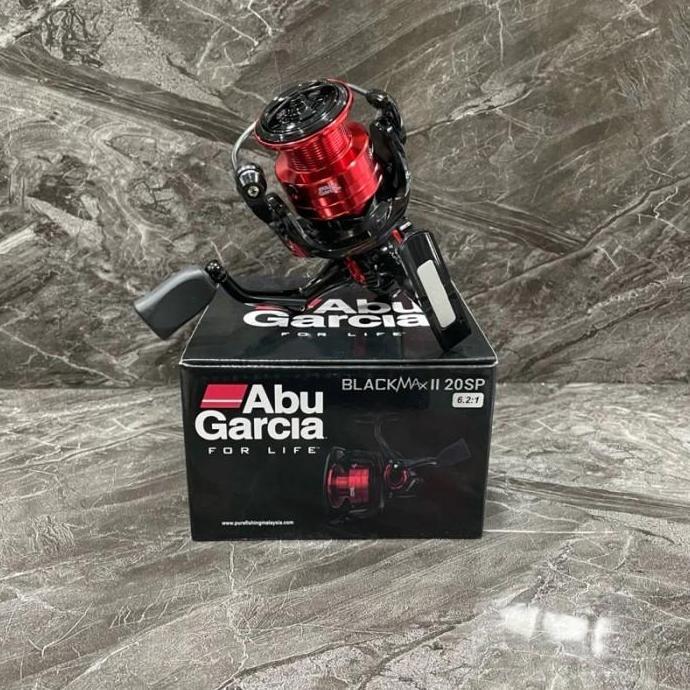 Abu Garcia Blackmax II Spinning Reel 3+1BB - Gulungan Black Max II Galatama Kolam Galapung