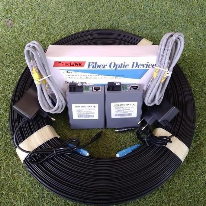 TERBARU - Converter HTB 3100 Sepasang + dropcore 250M Siap Pakai