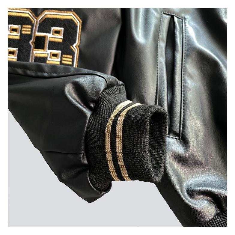 100% AMAN X Urband Absolute Jaket Varsity Leather Sintetis A505