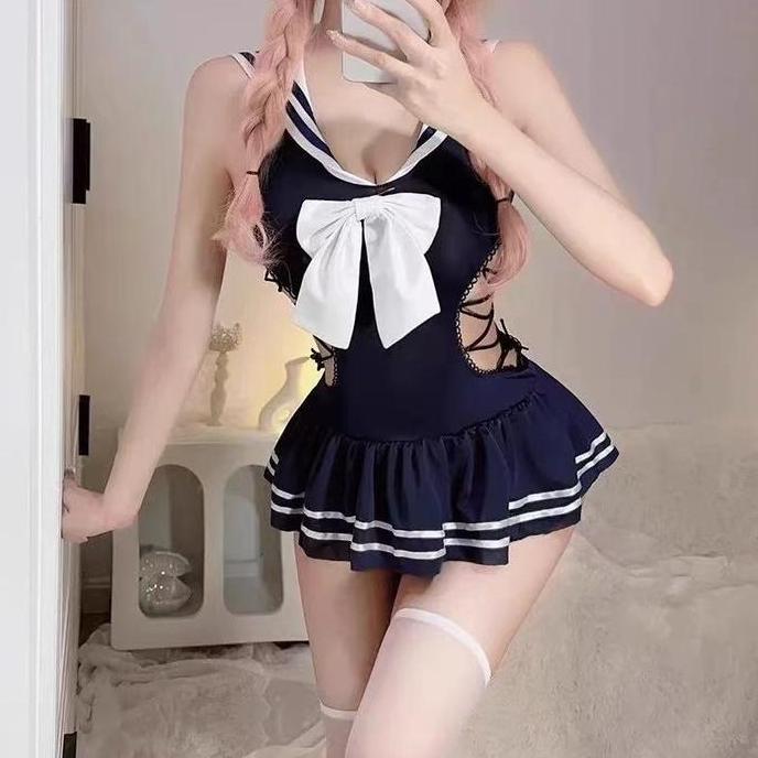 MyladyCosplay seragam JK y lingerie kostum anime bunny girl qqny ukuran besar