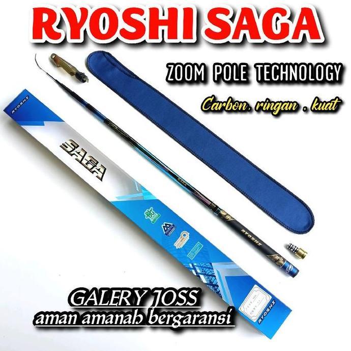Tegek zoom Ryoshi saga 450 500 600 bahan carbon ringan kuat tegek japan Jig