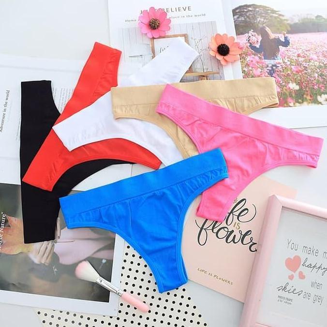 CD M24 Celana Dalam gstring / dalaman bahan nylon elastis