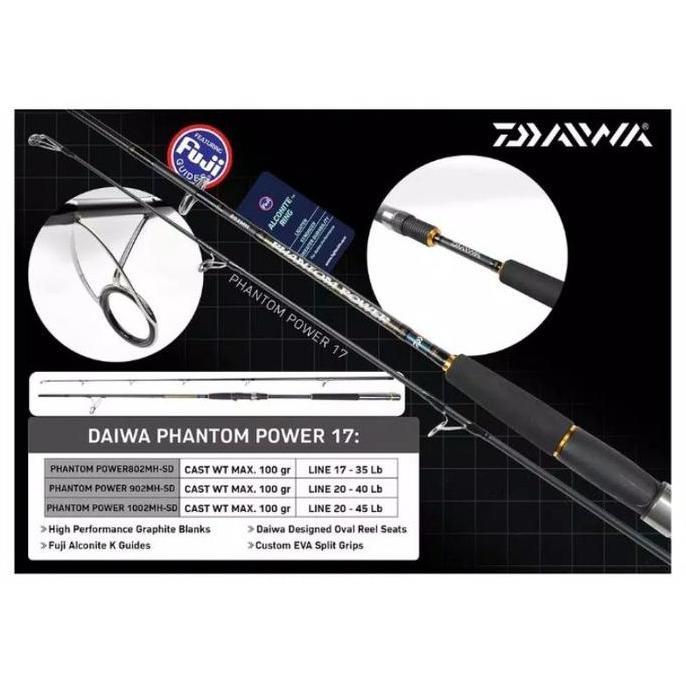 Joran Daiwa PHANTOM POWER 602 662 702 802 902 1002 | joran laut|kolam