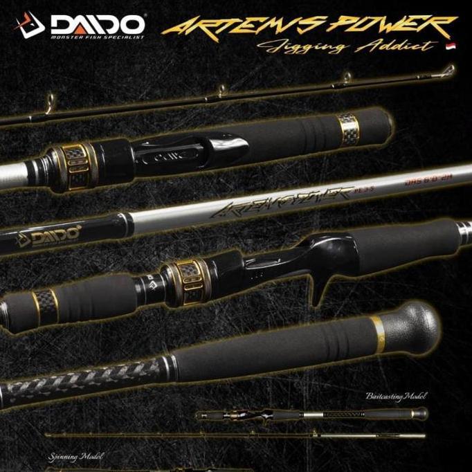 Joran Pancing Daido Artems Power 602 Jigging Rod Spinning