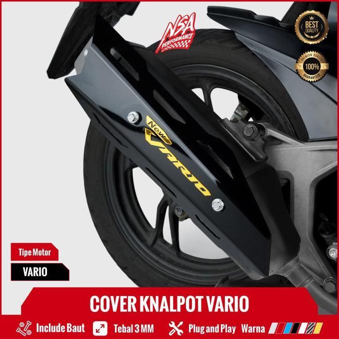 NSA COVER KNALPOT VARIO 125 150 All VARIO TUTUP KNALPOT VARIO AKSESORIS VARIO TAMENG KENALPOT VARIO 