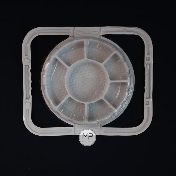 Bisakok- Mika Tumini Ct 20 Gagang Sekat / Tumpeng Mini Gagang Sekat 20Cm Putih - 10Pcs