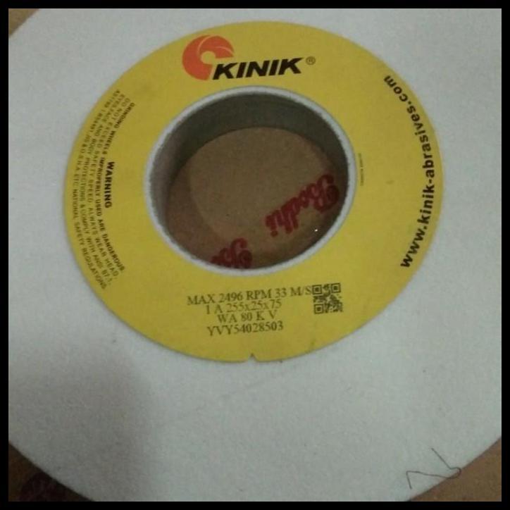 TERMURAH BATU GERINDA KINIK 1A 255 X 25 X 75 MM GRIT 60 80 100 120 K V GRIT 