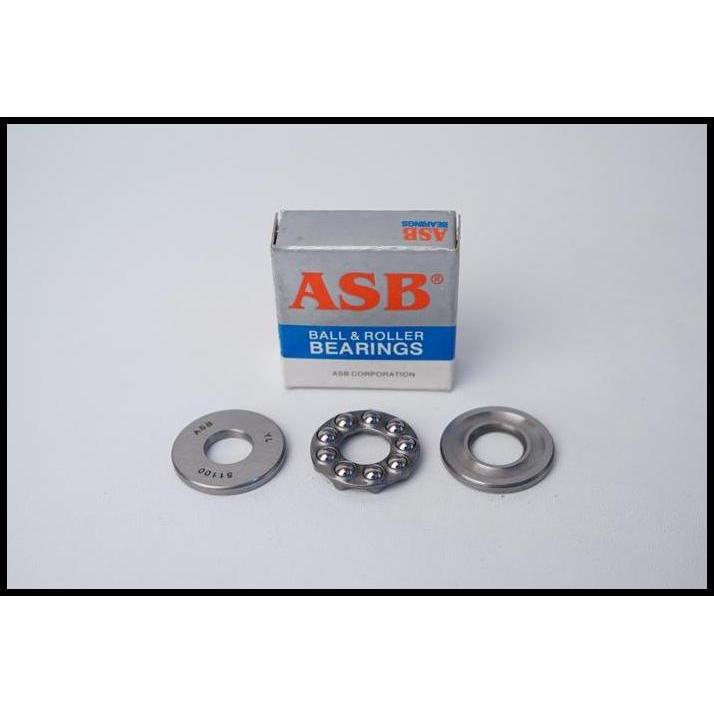 TERBARU BEARING ASB 51100 THRUST BALL BEARING LAHER THRUST BEARING ASB 