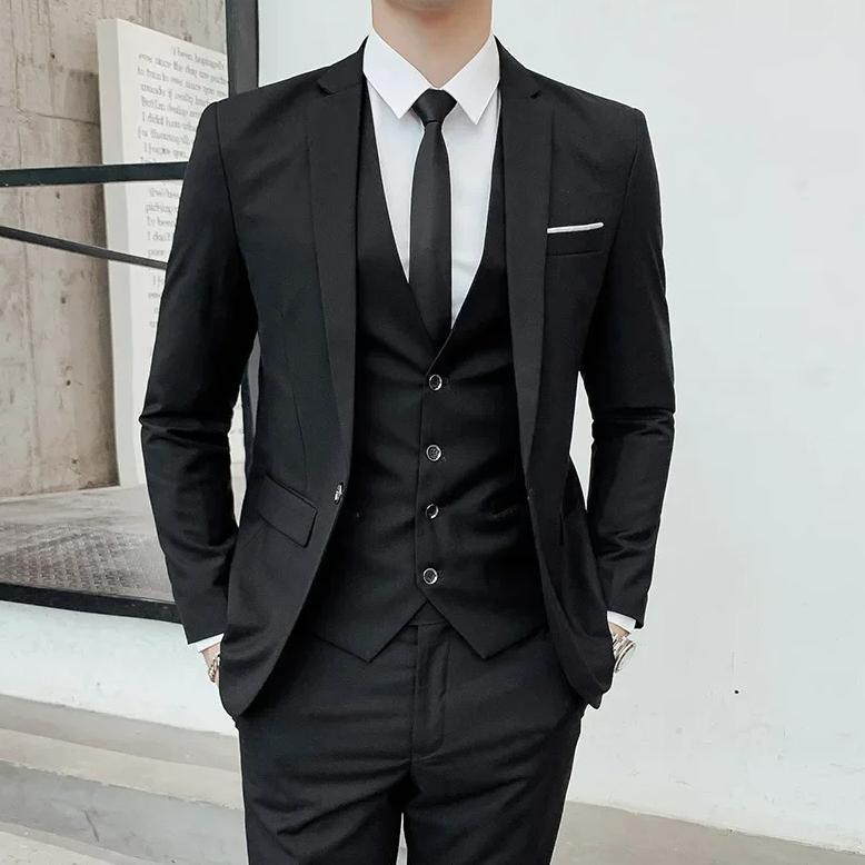 SUPER DEAL SETELAN JAS PRIA TUXEDO 3 IN 1 PRIA SETELAN JAS PRIA FORMAL