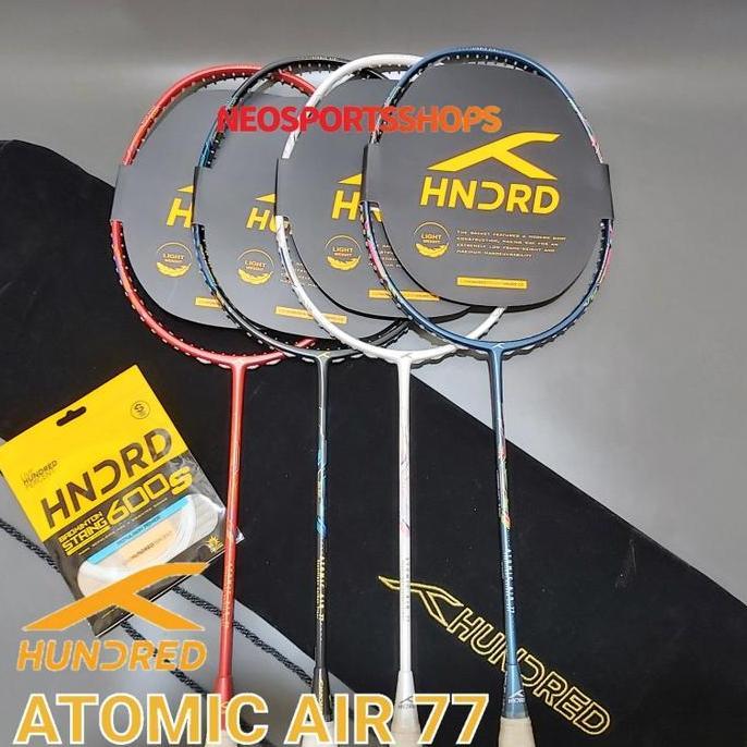 Raket Badminton HUNDRED HNDRD Atomic Air 77 Original