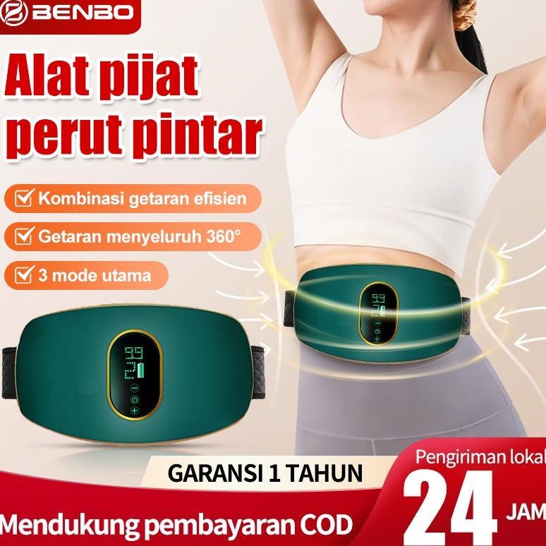 BENBO Sabuk Pembakar Lemak / Alat Pembakar Lemak Perut / Alat Pijat Perut / Alat Pijat Penggetar Lem