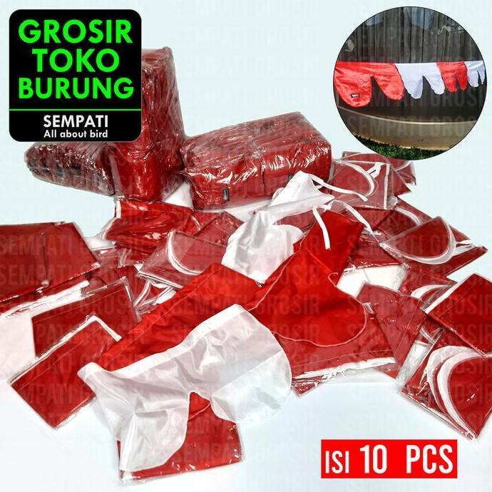 SEMPATI GROSIR BENDERA MERPATI TINGGIAN BENDERA LATIH BURUNG MERPATI LAPAK KOLONGAN ISI 10 PER 2 MET