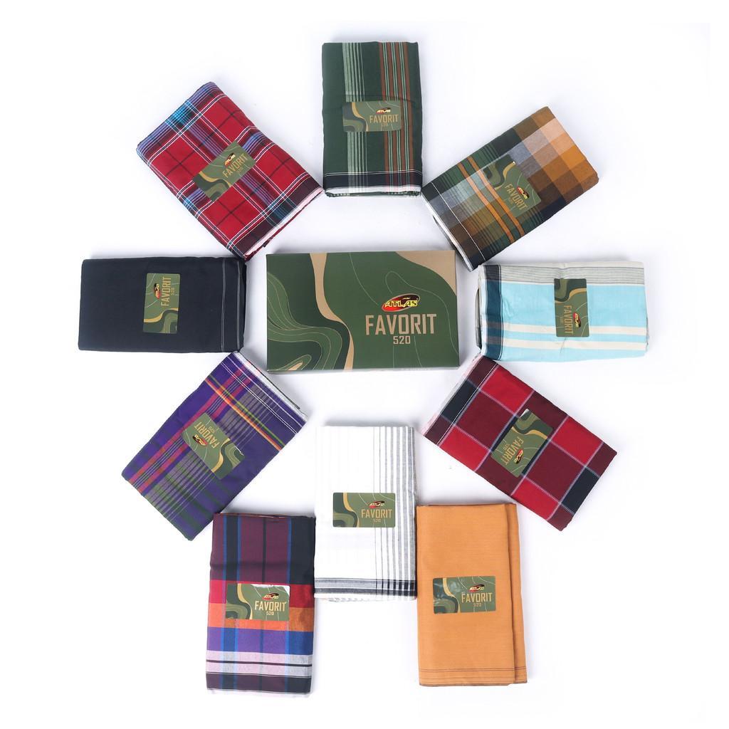 Grosir 10 Pcs Sarung Atlas Favorit 520