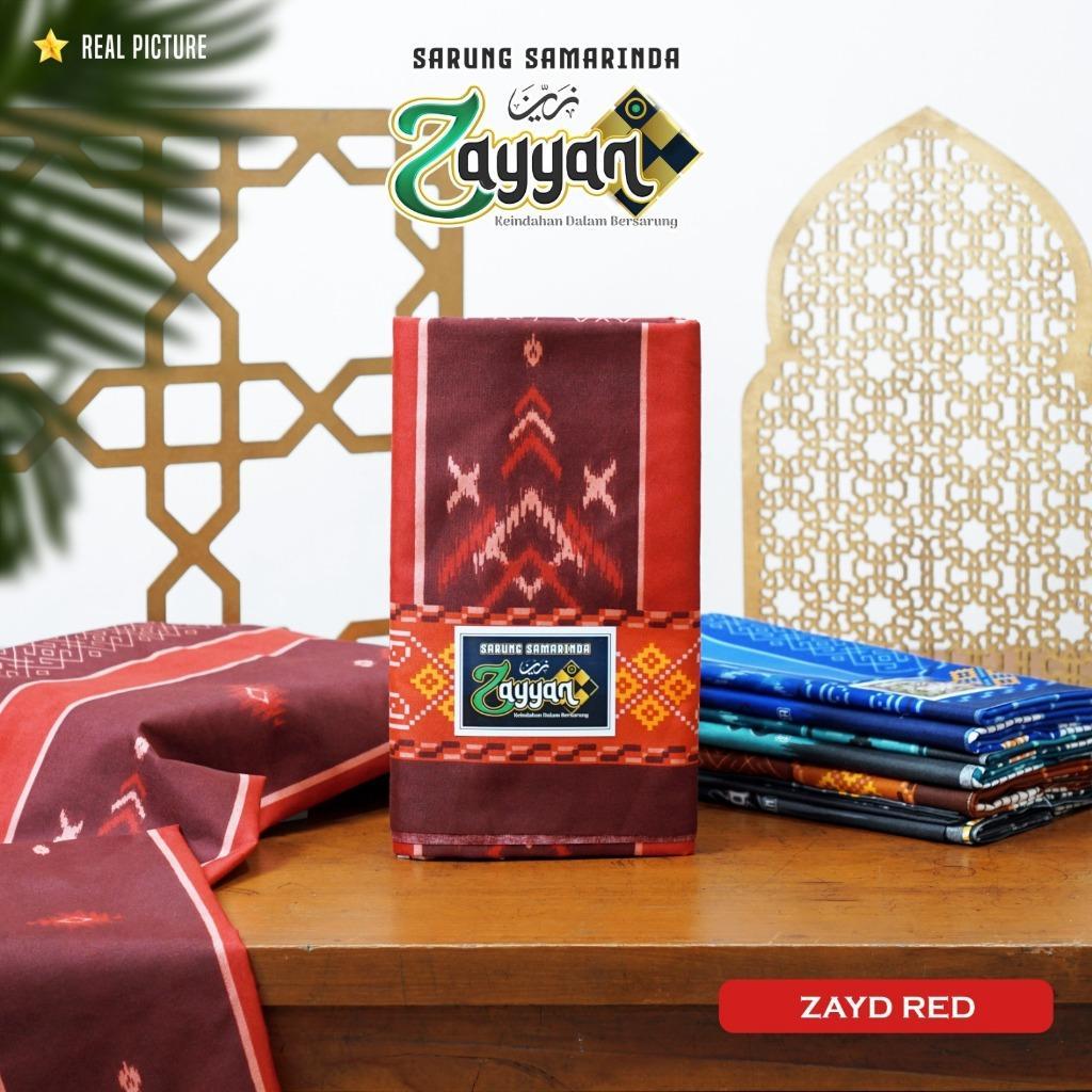 Zayyan Sarung Samarinda Asli Jumbo ( 117 X 100 Cm ) ( Zayd ) Halus Dan Wangi / Sarung Pria Muslim