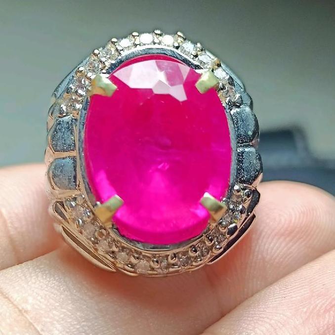 Batu cincin permata Siam kapas qualitas terbaik dan termurah Jade