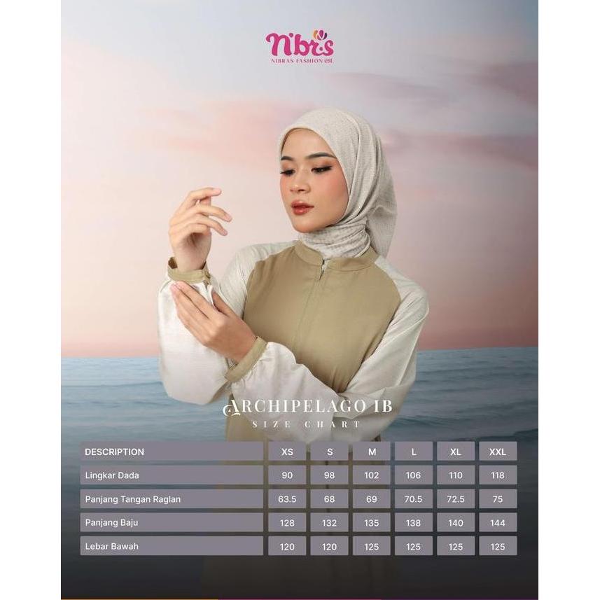 GAMIS NIBRAS ARCHIPELAGO 1B / GAMIS NIBRAS ORI BRANDE / GAMIS BUSUI GAMIS TERBARU