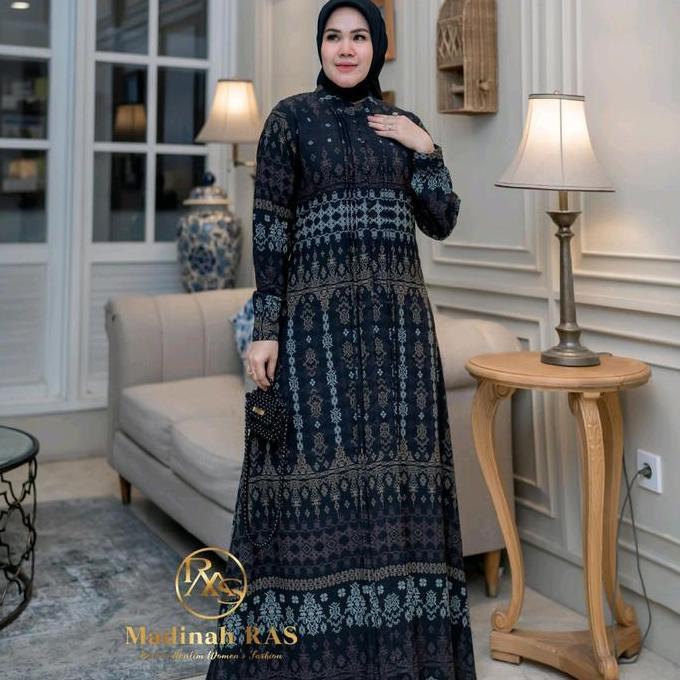 Clara Dress Daily Gamis Simpel Elegant original Madinah ras