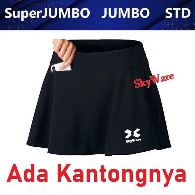 Letsfit- Rok Penutup Celana Ketat (Legging) Mini Skirt Casual Olahraga Lari Senam Tennis Zumba Berse