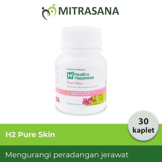 Skinn- H2 Pure Skin - Suplemen Kesehatan Kulit Berjerawat Atau Jerawat