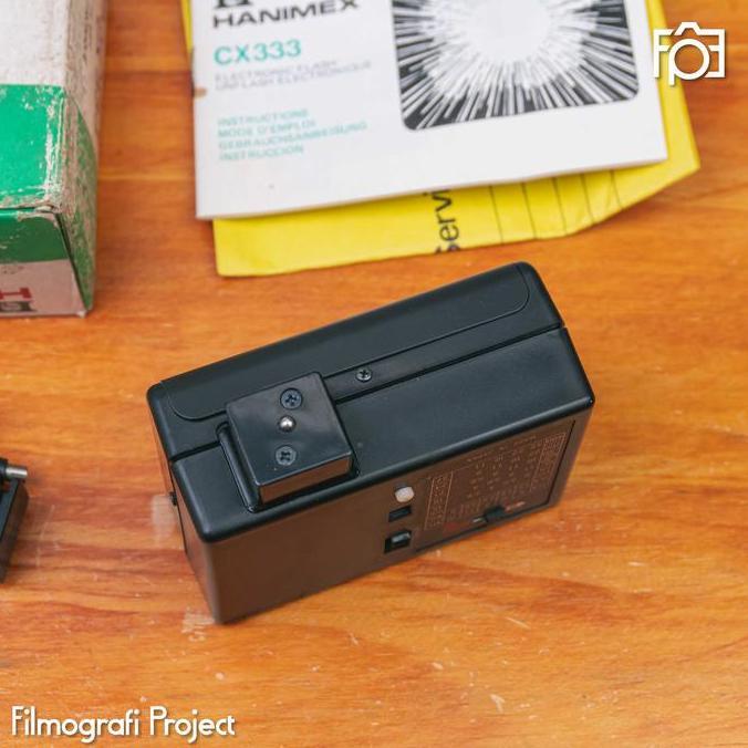 Flash Hanimex CX 333 | New Old Stock - Flash Eksternal Untuk Kamera Analog 35mm Fujica M1 Ricoh Pent