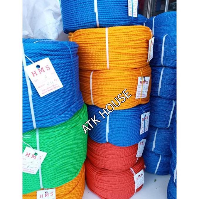 Tali Tambang Plastik 7mm +-200m/Tali Pengikat/Tali Plastik/Tambang 7mm