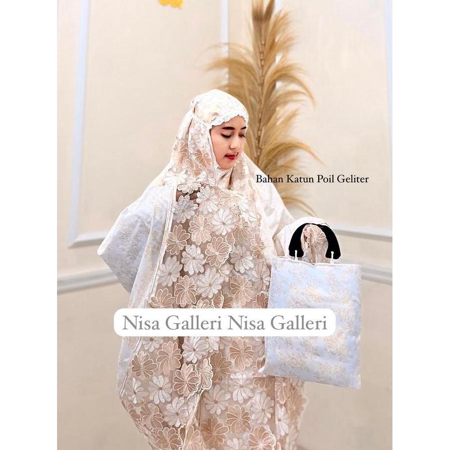 Mukena Bunga Mukena Cantik Mukena Mewah Ramadhan 2024 Nisa Galleri