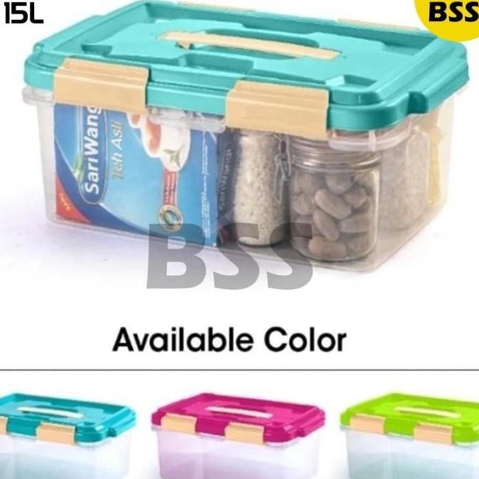 CONTAINER BOX PLASTIK KECIL EZY KAPASITAS 15 LITER