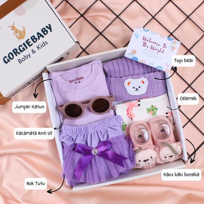 Gifme- Hampers Bayi Perempuan Cewek Parcel Baby Gift Set Kado Lahiran Varian Tutu