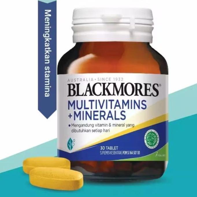 Lansungkirim- Blackmores Multivitamin + Minerals Isi 30 Tablet / Blackmores