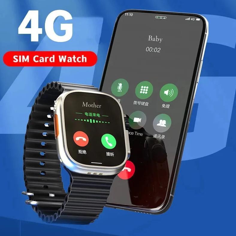 BIG SALE [4G SIM CARD] LDS SMARTWATCH S9 ULTRA 4G & 5G | RAM 4 / 64GB | SIM CARD | BISA NONTON YOUTU
