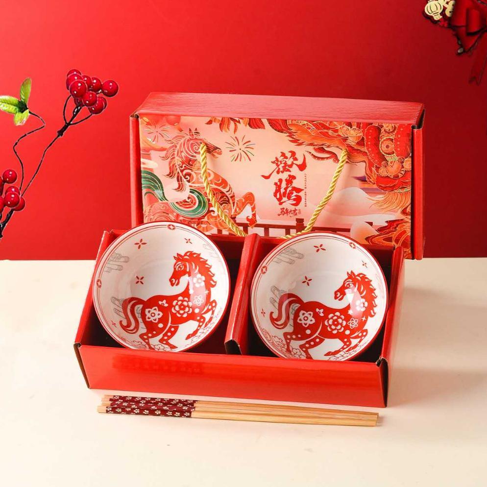 Hampers Imlek China New Year / Mangkok Set Bowl Set / Mangkok Set Imlek  / Hampers Imlek Terbaru