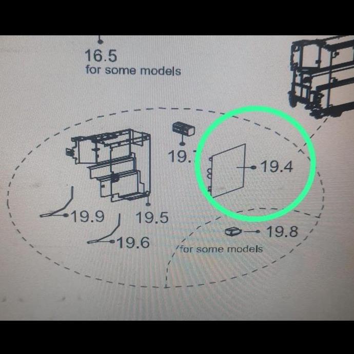 PCB Indoor AC Panasonic 1 PK Model ZN9YKP