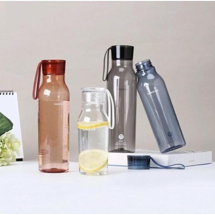 lock n lock Botol minum Bisfree 750ml - Oren, Coklat