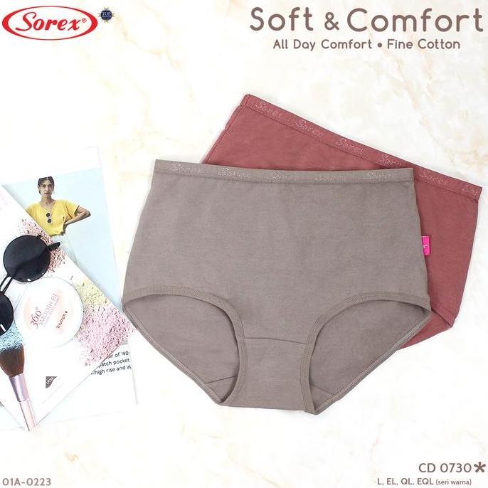Sale K383 (3-6 Pcs) Sorex Celana Dalam Wanita Dewasa, Celana Dalam Sorex Ukuran L - Eql
