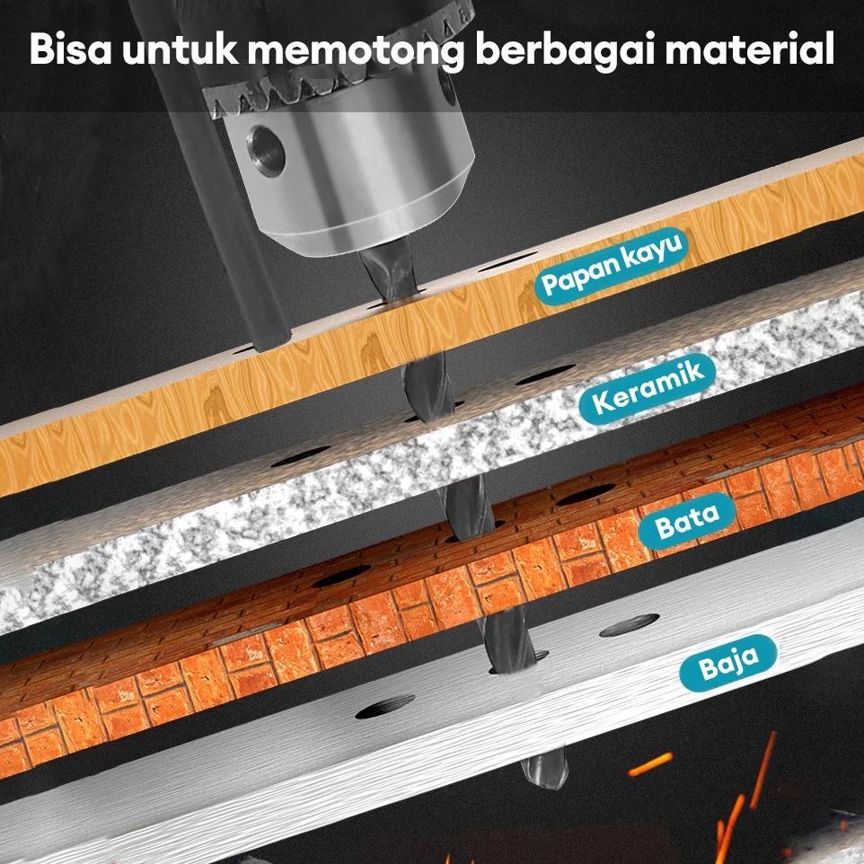 FREE ONGKIR MAKITA 2 IN 1 BOR DAN GERINDA / MESIN BOR LISTRIK / MESIN GERINDA LISTRIK / BOR 10MM / M