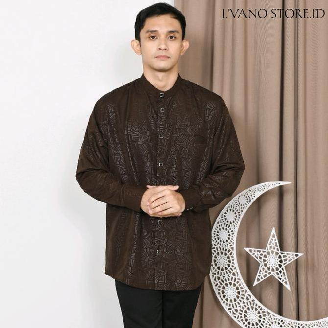 Baju Muslim Pria Koko Pakistan Premium Katun Embos Toyobo Sultan Terbaru 2025 - Navy, Dewasa, Gamis,