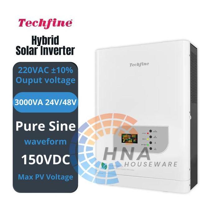 Inverter hybrid trafo low frequency 24volt 2400 watt with MPPT 60A
