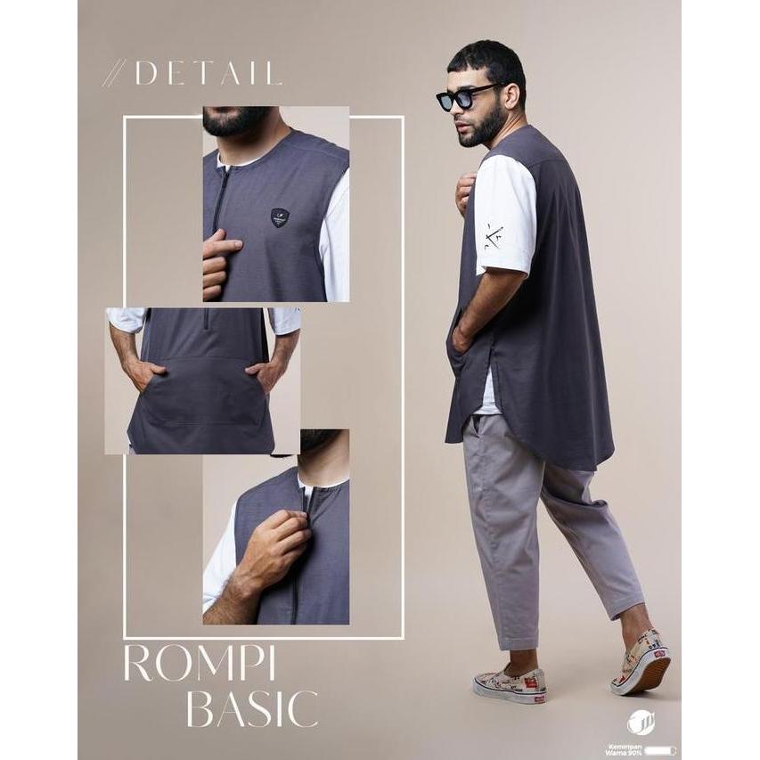 SAMASE Rompi Basic T013P Rompi Sholat Pria Dewasa