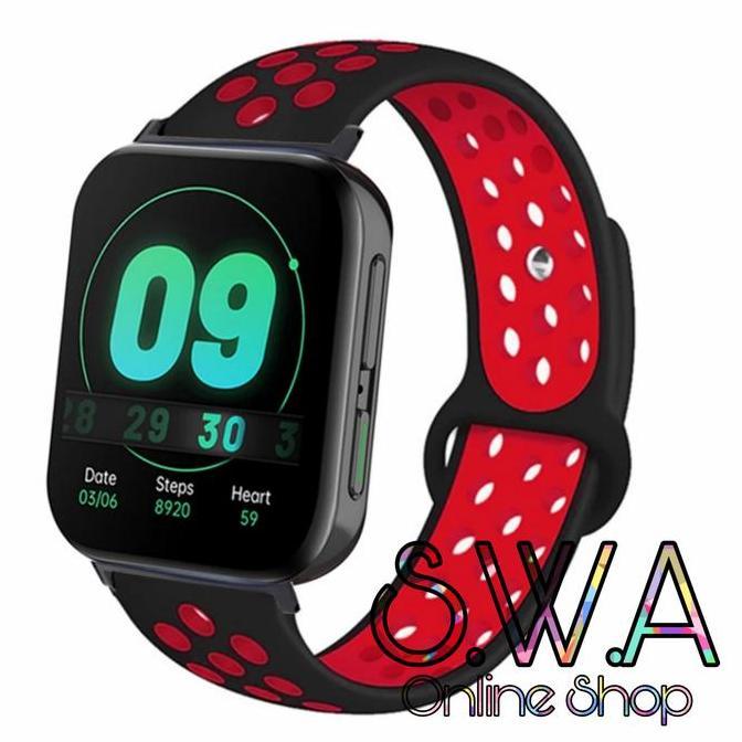 Strap Rubber Silicone Nike Style Sport Watch Band Oppo Watch 41mm Tali Jam dhdj murah