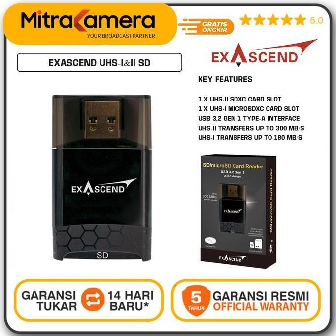 KYOMIE EXASCEND UHS-I&II SD Card Reader