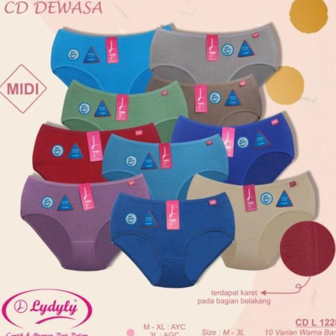Grosir Cd Lydyly Ld Art 1228 Anti Bakteri | Celana Dalam Wanita Dewasa Karet Kecil Bahan Katun Nyama