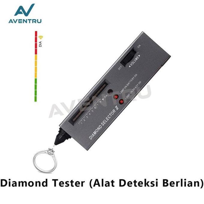 MOUWIZ Alat Tes Test Deteksi Berlian Asli Diamond Selector II Tester