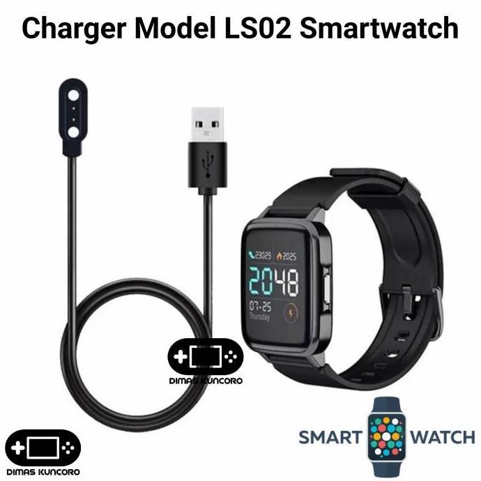 Charger Model LS02 smartwatch hw 16 m16 plus charging kabel usb murah