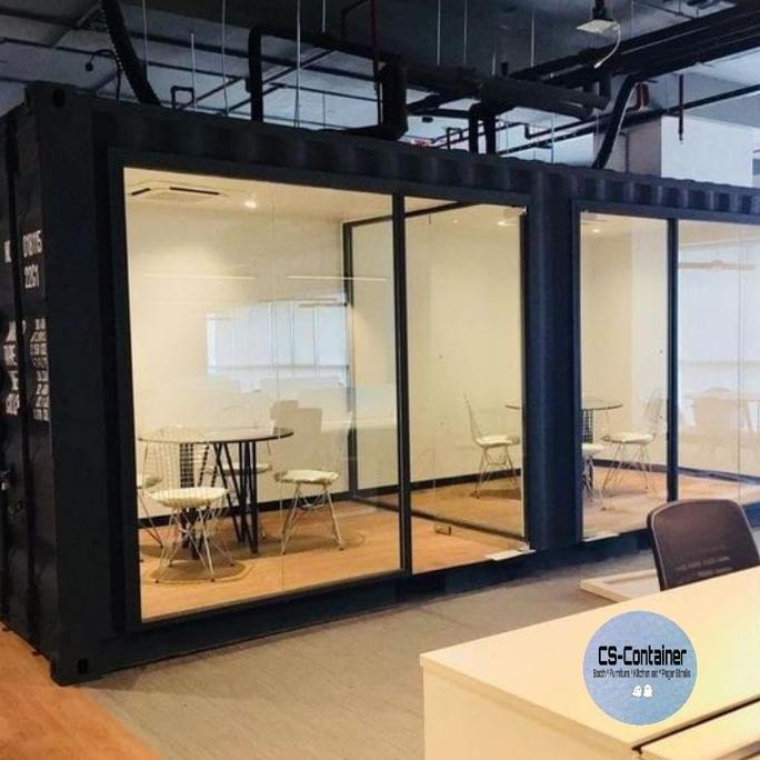 Terlaris Booth Kontainer Kantor, Booth Cafe Custom Design #229