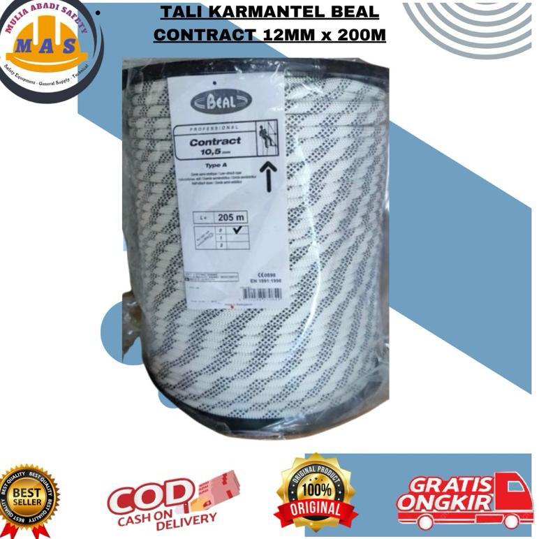 Tali Karmantel BEAL STATIS 12MM X 200M/Tali Karmantel 12MM/Tali Climbing/Tali Karmantel  HARGA PROMO