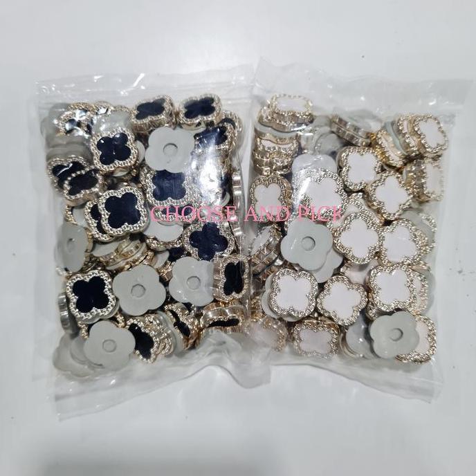 Ready Hiasan Baju Bunga Tempel 100pcs/Aplikasi Bunga Tempel Aksesoris Baju