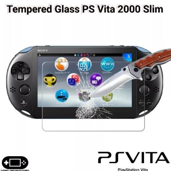 Tempered Glass PS Vita 2000 SLIM antigores pelindung layar lcd ps vita slim 2000