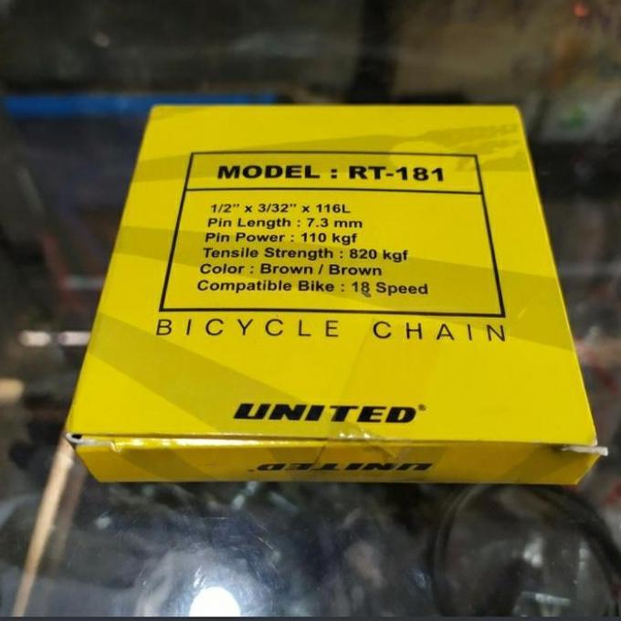 rantai sepeda 6speed 7speed 6 7 speed united RT-181