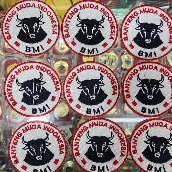 Ready Logo BMI Emblem BMI Banteng Muda Indonesia Bordir